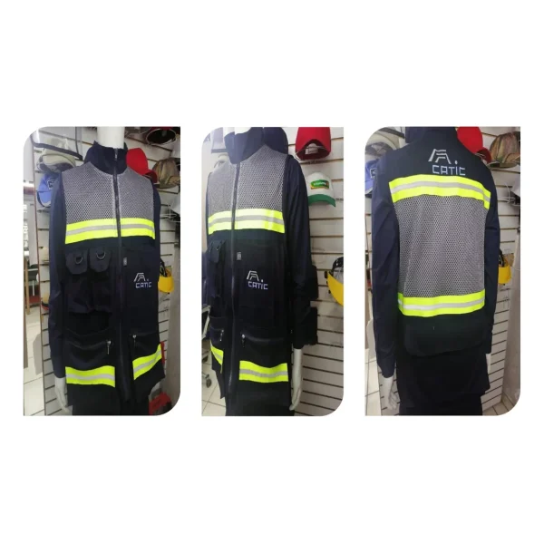 Chaleco hiperventilado cuello alto